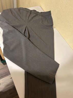 Alfani Straight-Leg Dress Pants in Gray
